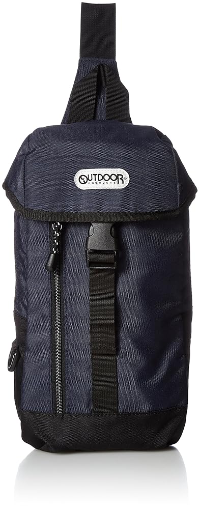 [アウトドアプロダクツ] ショルダーバッグ モダンネイティブ 縦型 無地 ワンショルダー 大容量 ネイビー2(無地)