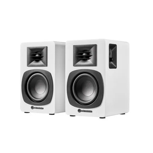 オーディオテクニカ AT-SP3X WH パワードブックシェルフスピーカー Bluetooth対応 ホワイト