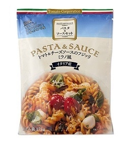 【送料無料】トマトコーポレーション トマト＆チーズソースのフジッリ イタリア産 175g24個