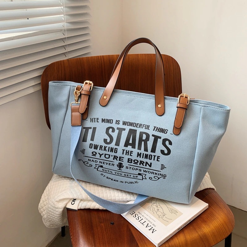 帆布 ズック 手提げバッグ 大容量トートバッグ シンプル 韓国ファッション ハンドバッグ かたかた掛け