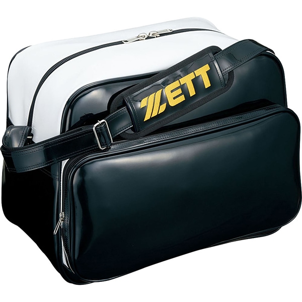 ゼット 野球バッグ セカンドバッグ ショルダータイプ ブラック×ホワイト BA594 1911