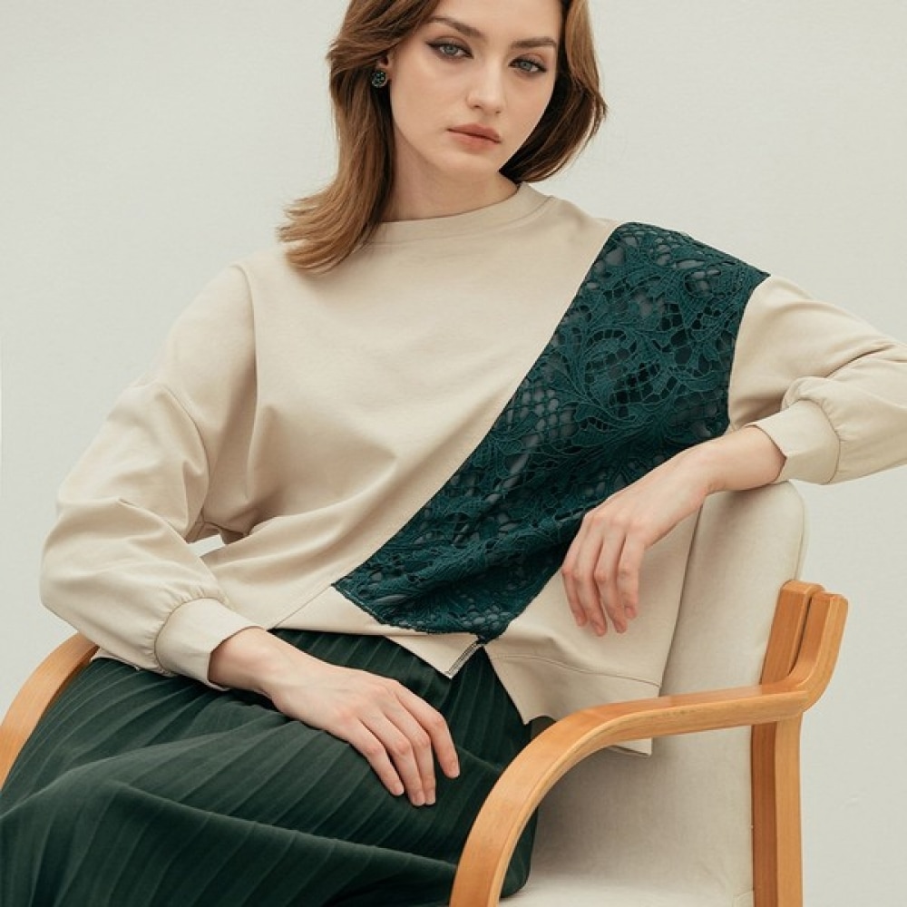 (マックス・カルティッジョ) レースカラーノーカットTシャツ 5,236円