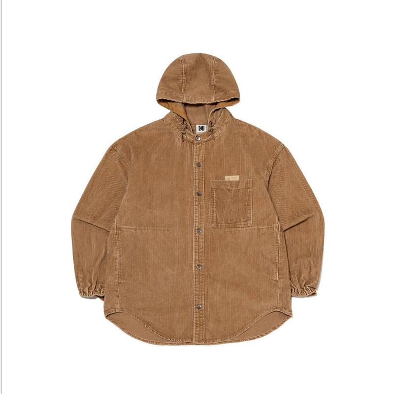 アパレルブラウニーコーデュロイウィンドシャツ BROWN K5323LJK84BRW