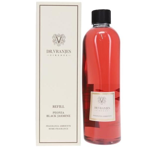 ドットール・ヴラニエス ペオニア ブラック ジャスミン ディフューザー リフィル 詰め替え（スティック無し） 500ml Dr. Vranjes
