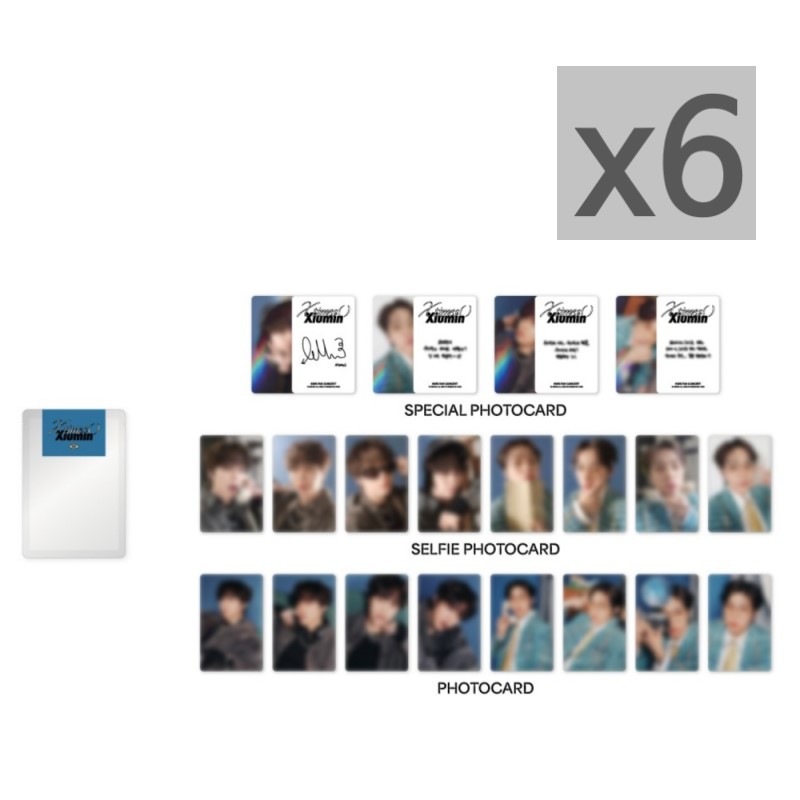 XIUMIN FAN CONCERT X Times ( ) TRADING CARD 6個 [購入金額特典]