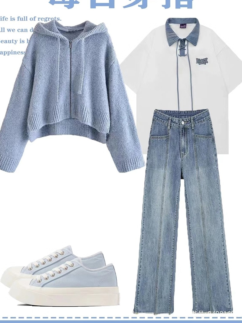 2023今年の人気の美しい衣装は女性の活発で年齢を軽減する秋のニットセーターツーピーススーツのセット