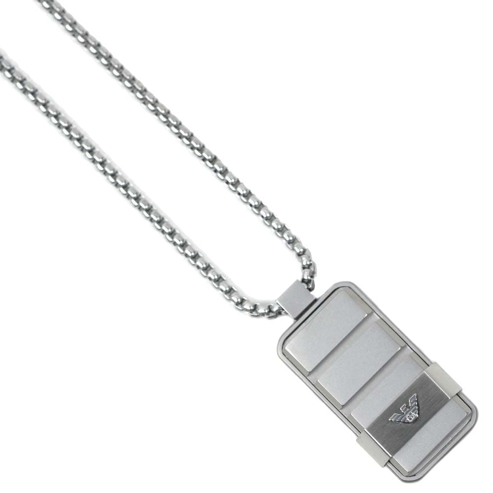 エンポリオアルマーニ ネックレス ペンダント アクセサリー メンズ シルバー EMPORIO ARMANI EGS3078040