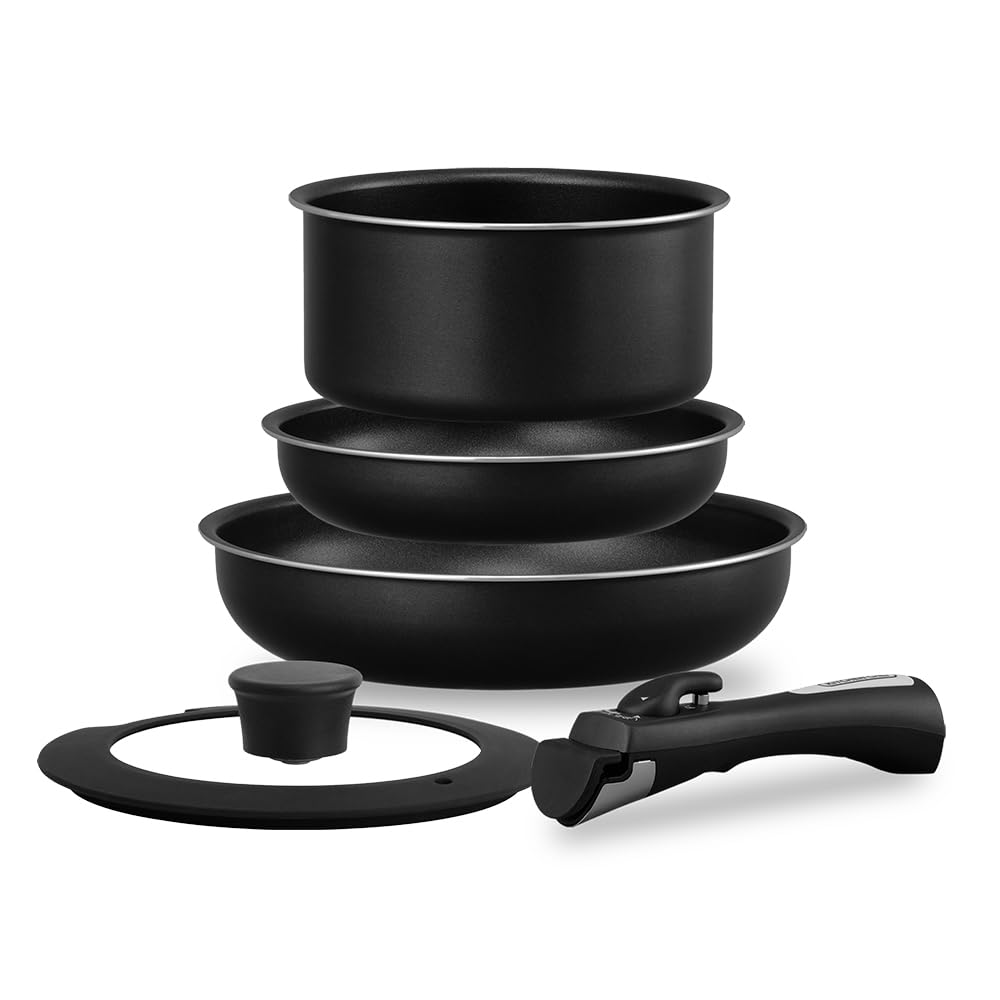 アイリスオーヤマ 取っ手のとれる 鍋 フライパンセット 5点セット IH&ガス火対応 ダイヤモンドコートパン 軽量 こびりつきにくさ長持ち オーブンもOK 収納スッキリこびりつかずにお手入れ簡単 NT 5,704円