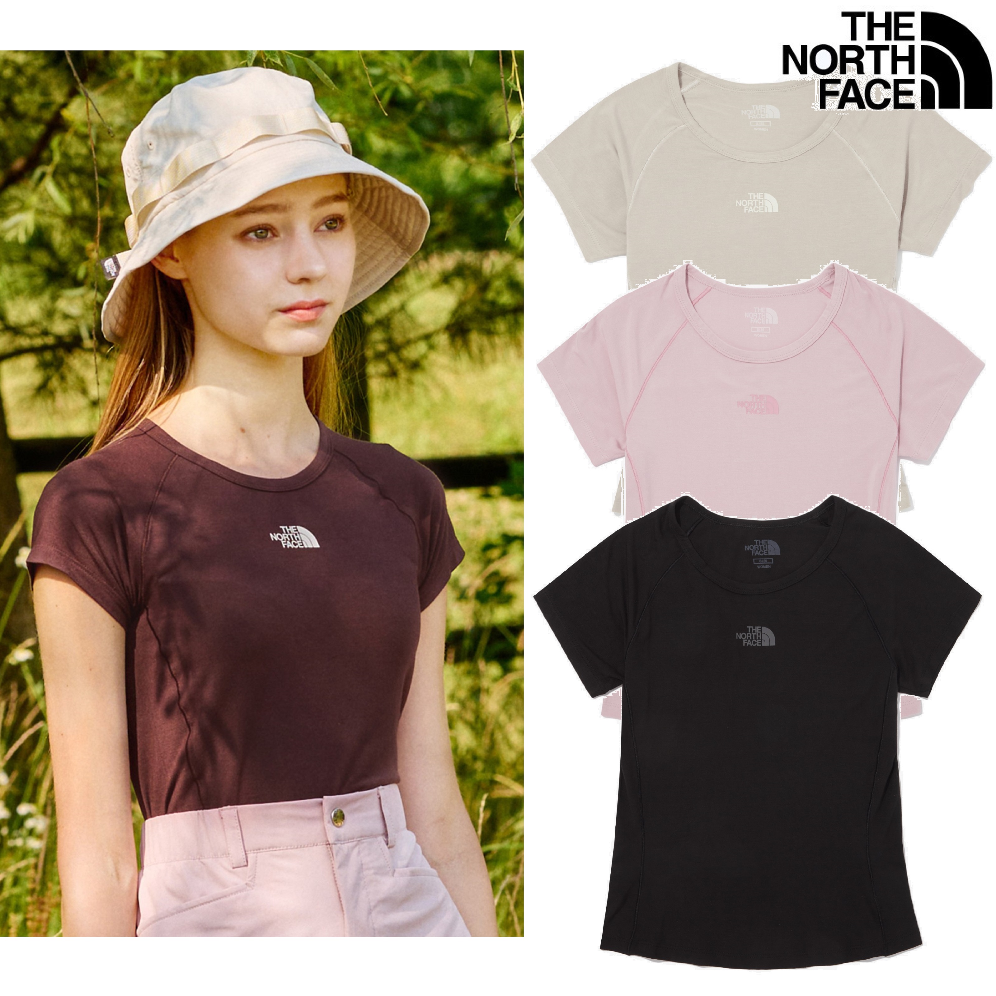 WomenS MODALI S/S R/TEE 4色 女性服 新商品 韓国人気 韓国ファッション ストリートファッション 夏ファッション 学生