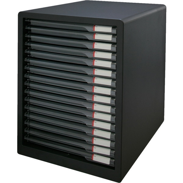 L-16SSR-DGY (245949) ダークグレー [レターケース 16段] メーカー直送