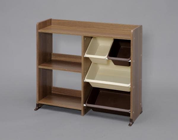 アイリスオーヤマ 本棚付トイハウスラック HTHR-34