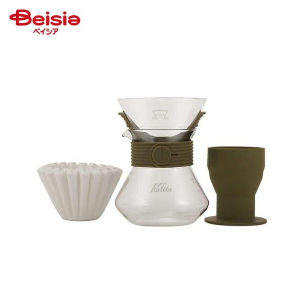 カリタ ウェーブスタイルアップ185 (カーキ) 35245 345g ドリッパー ドリップポット カーキ カリタ 人用 卓上用品 ポット 点卓上 カーキ ぽっと カリタ