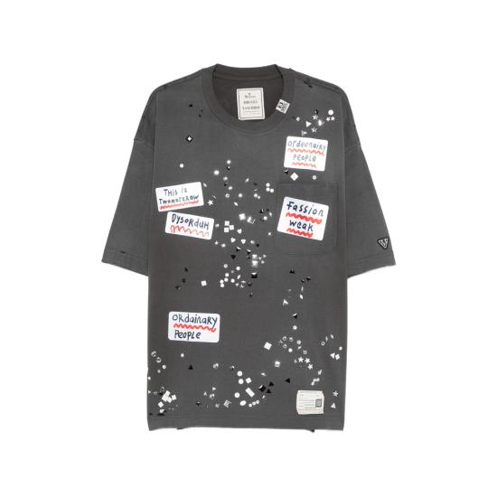 MAISON MIHARA YASUHIRO Men Tops A16TS592 BLACK GREY