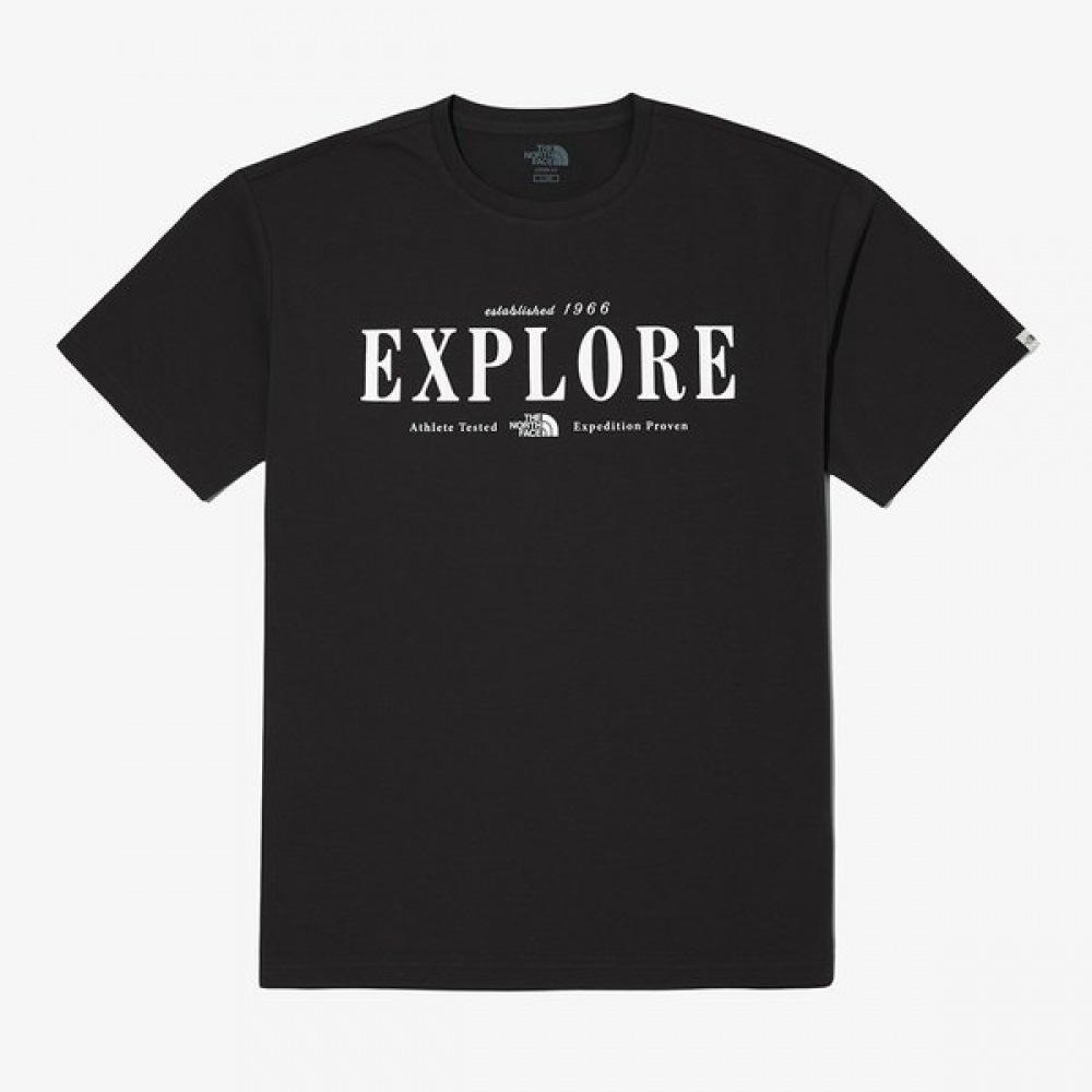 [ノースフェイス公式] NT7UQ06J ホワイトレーベルエクスプロアショートスリーブラウンドTシャツ