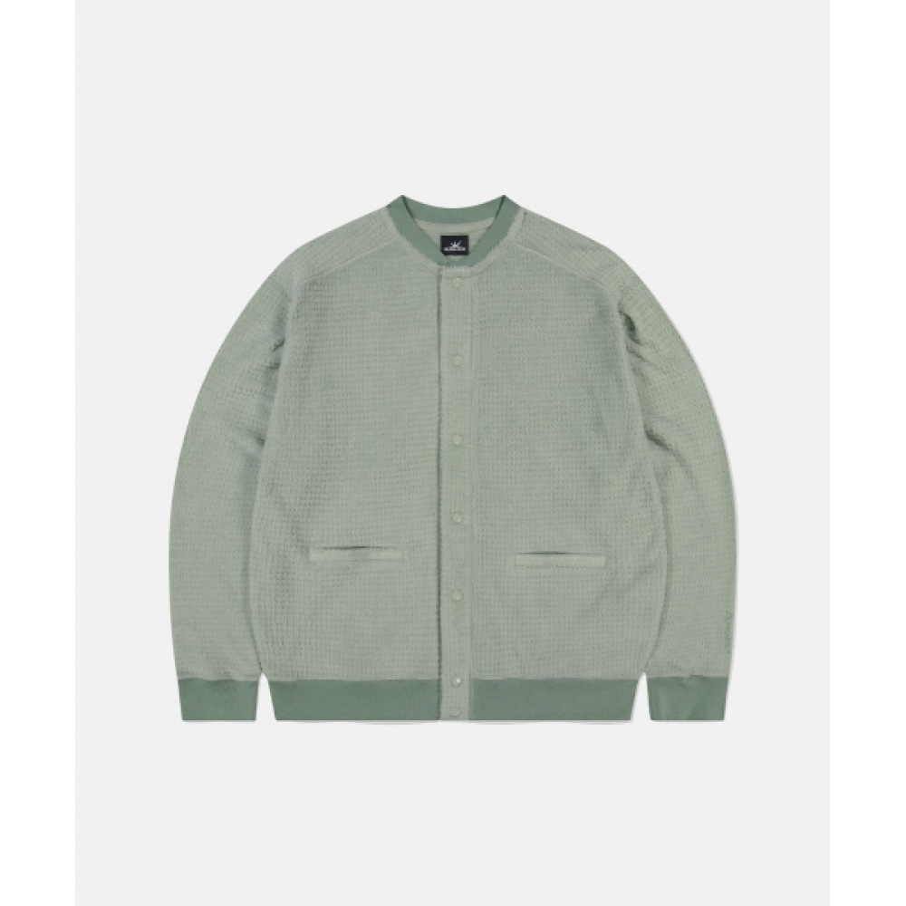 SUNLOVE ポーラーテック アルファ カーディガングリーン