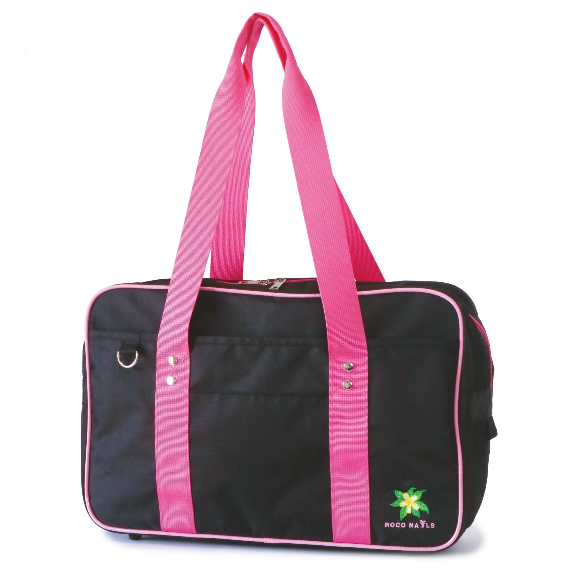 ロコネイル ROCO NAILS スクールバッグ スクバ カラー 高校生 女子 通学 JK (ブラック)