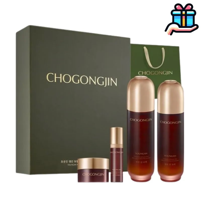 [メガ割基礎化粧品セット] 超共振 霊安 基礎 2種 企画セット メガ割 スキンケア 弾力 韓国人気 シワ トーンアップ 栄養 アンチエイジング 正規品 韓国コスメ 化粧品