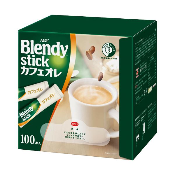 味の素AGF ブレンディ スティックカフェオレ 1セット（300本：100本x3箱）