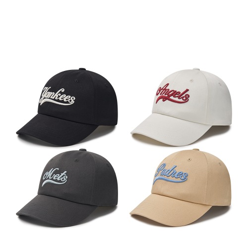 【espa karina着用 】カルシブ レタリング アンストラクチャー ボールキャップ (4 COLOR)