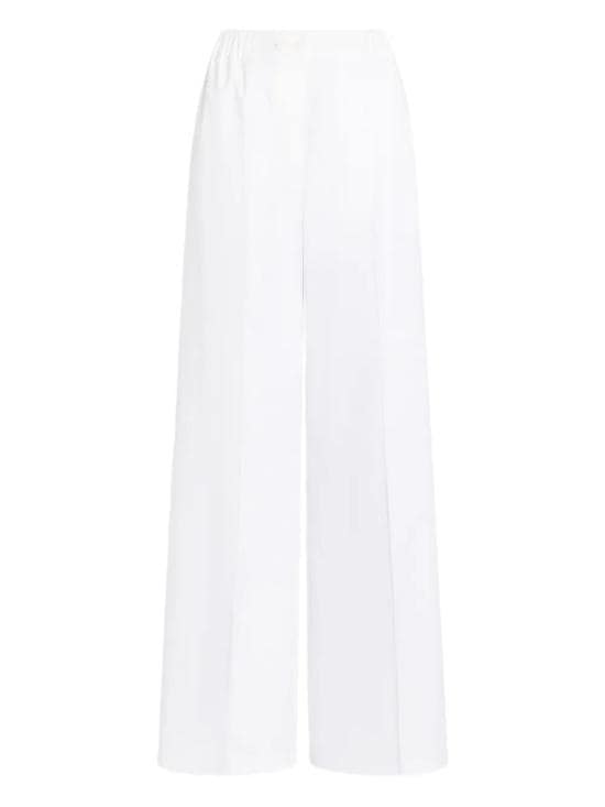 PATOU Women Straight Pants TR0630244 001W WHITE