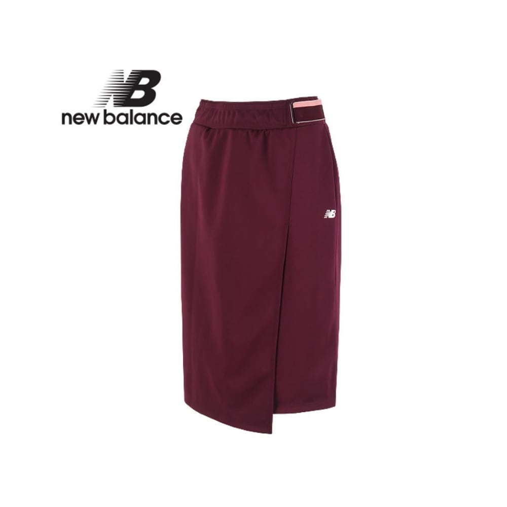 ニューバランス女性用ロングスカート (NBNW93W052-29) _バーガンディー