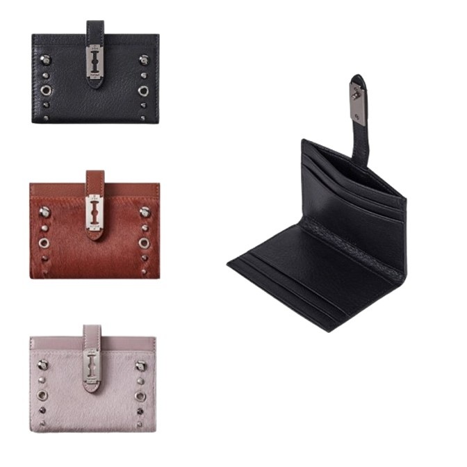 [ Magpie Goth Stud Card Wallet ]