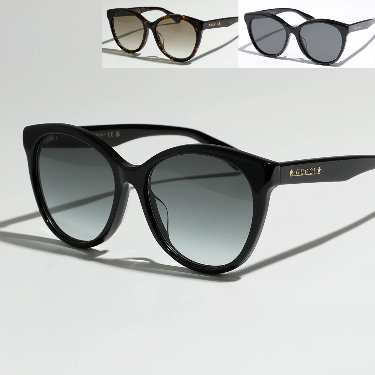 GUCCI グッチ サングラス GG1171SK レディース ウェリントン型 ボストン型 ロゴ スター メガネ 眼鏡 セルフレーム アイウェア カラー3色