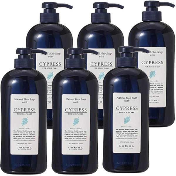 ルベル ナチュラル ヘアソープ ウィズ サイプレス CY 720ml 本体 6個セット