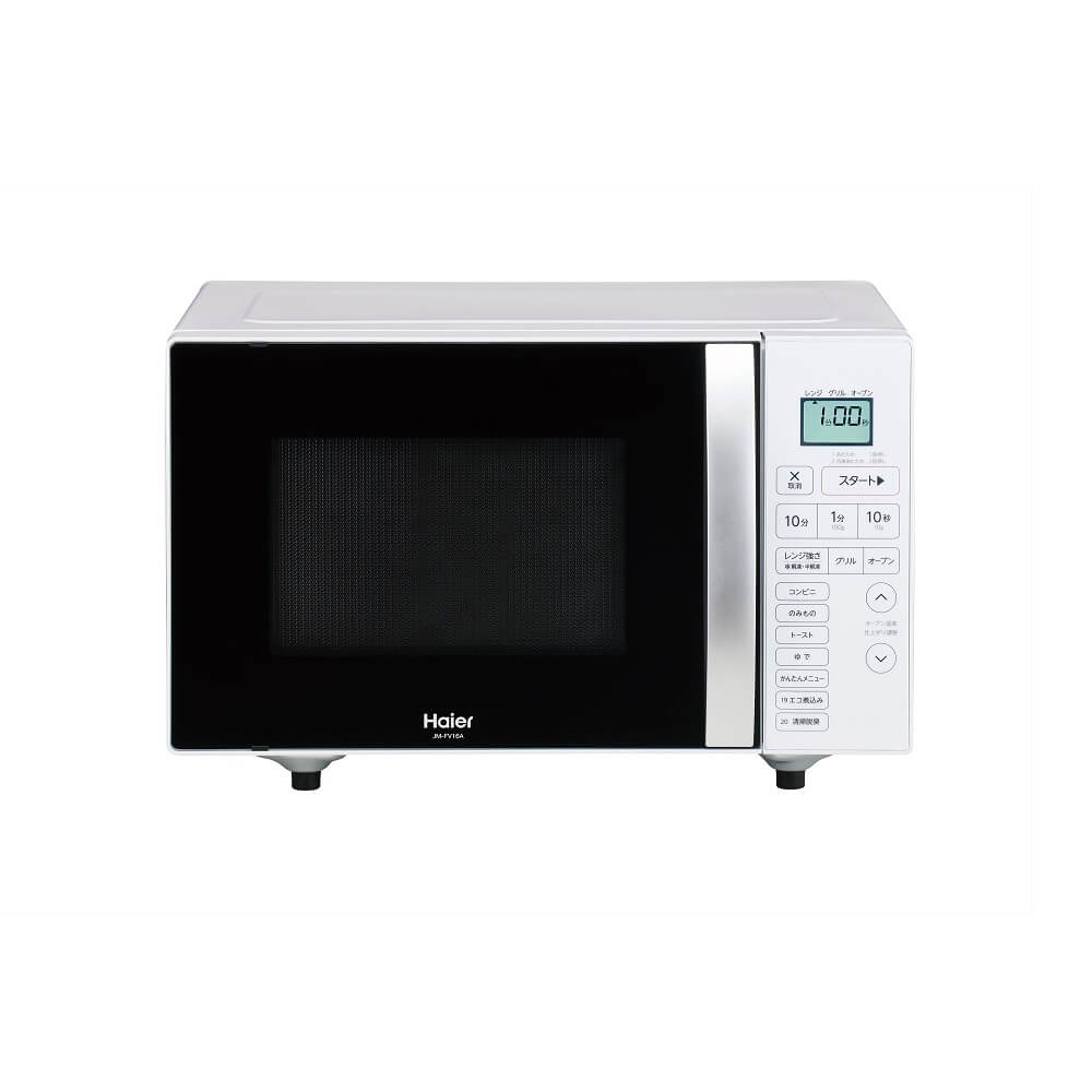 ハイアール オーブンレンジ ホワイト JM-FV16A レンジ オーブン 白 シンプル フラット 節約 エコ 手軽 時短