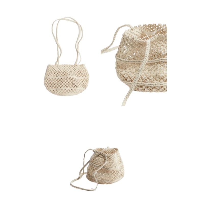 H&Mミラノストロークロスバック18cm*20cm(276g)