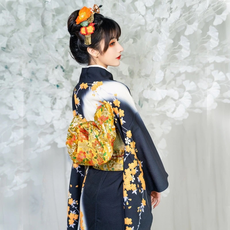 浴衣 着物 女性 花魁 着物 改良 位置決め プリント 振袖 フォーマル着物 シワになりにくい 洗濯機で洗える 着やすい 夏祭り 花火大会 文化祭 学園祭