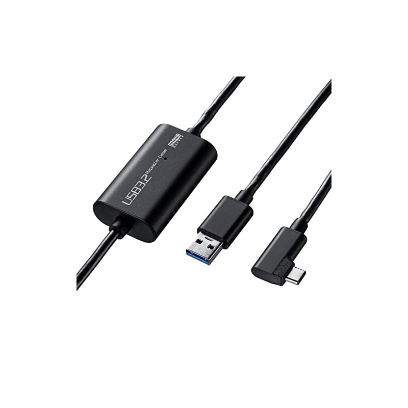 即納：サンワサプライ(Sanwa Supply) USB3.2 A-TypeCロングケーブル(5m・VRヘッドセット対応) KB-USB-RLC305