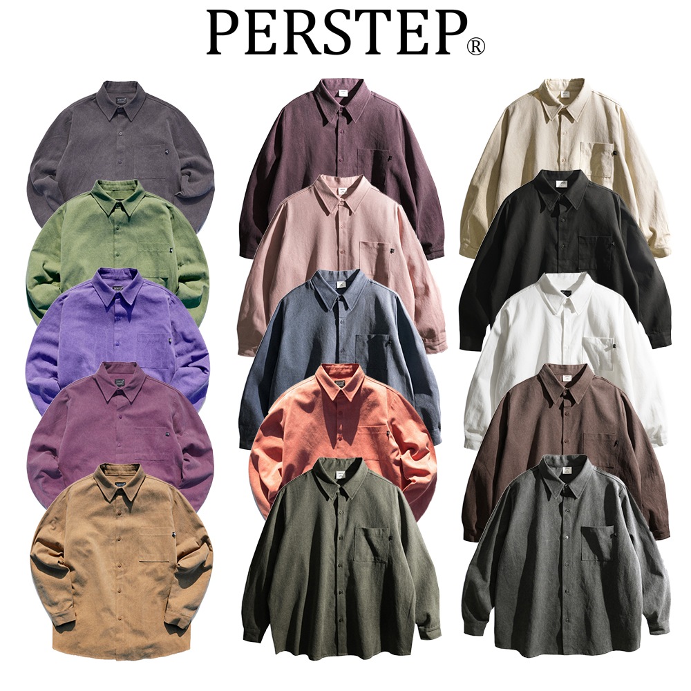 [PERSTEP] PIGMENT LOOSE FIT SHIRT