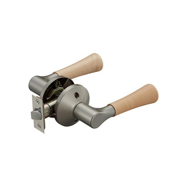 マツ六 7010003 リフォーム用レバーハンドル錠 空錠(通路用)