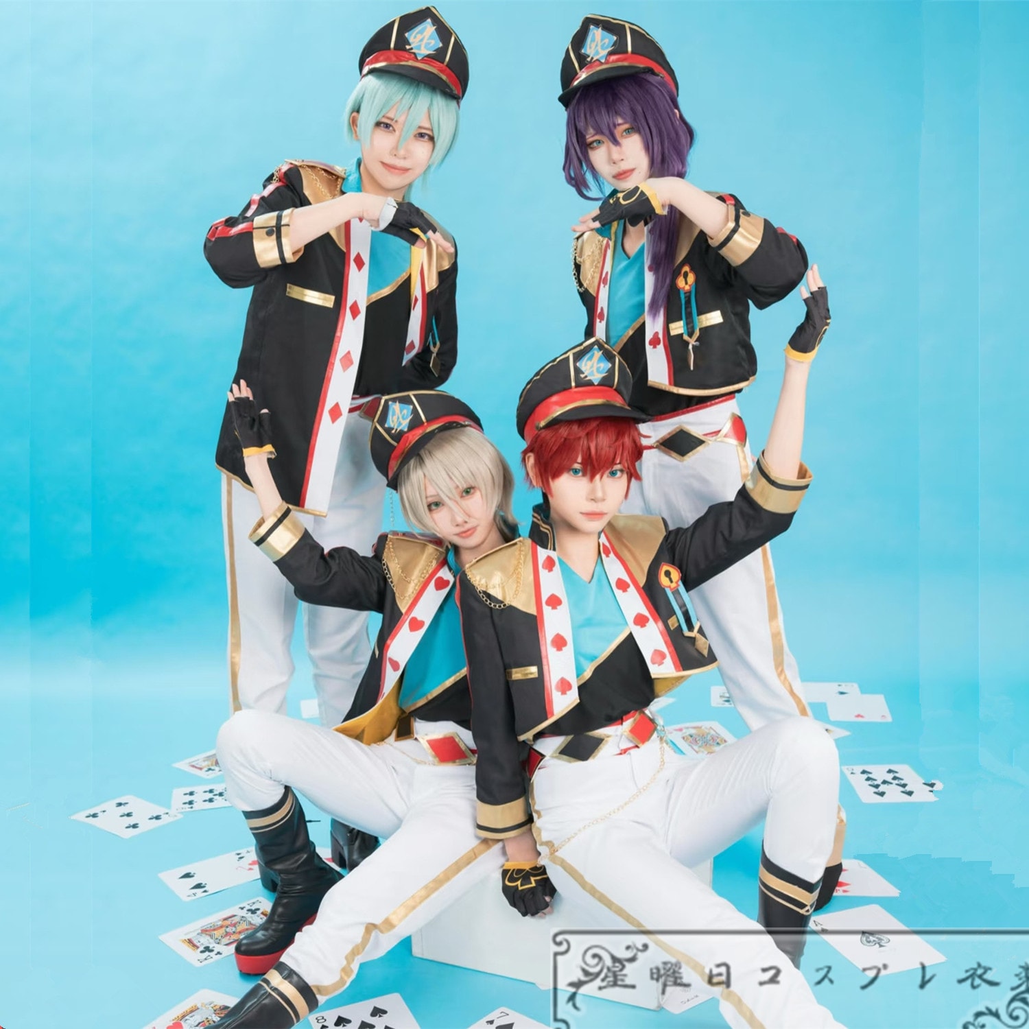 あんスタ ALKALOID アルカロイド 翼モラトリアム 白鳥藍良 風早 巽 礼瀬 マヨイ 天城一彩 MV衣装 コスプレ衣装 コスチューム 10,772円