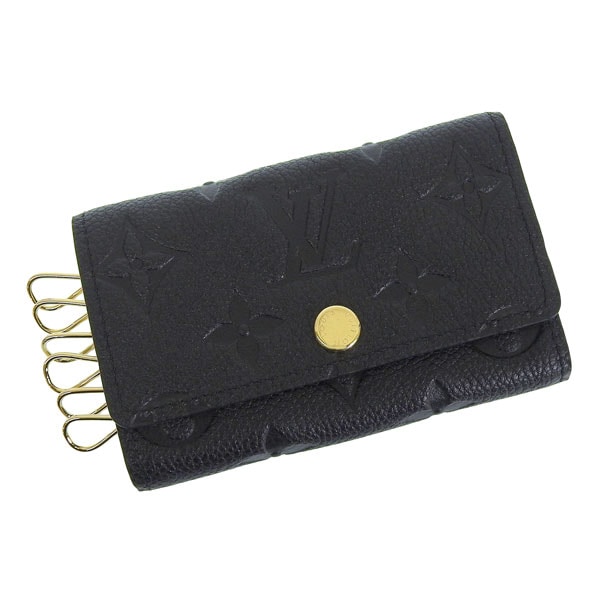 ルイヴィトン キーケース 6連 レディース モノグラム アンプラントレザー ブラック ミュルティクレ6 M64421 LOUIS VUITTON