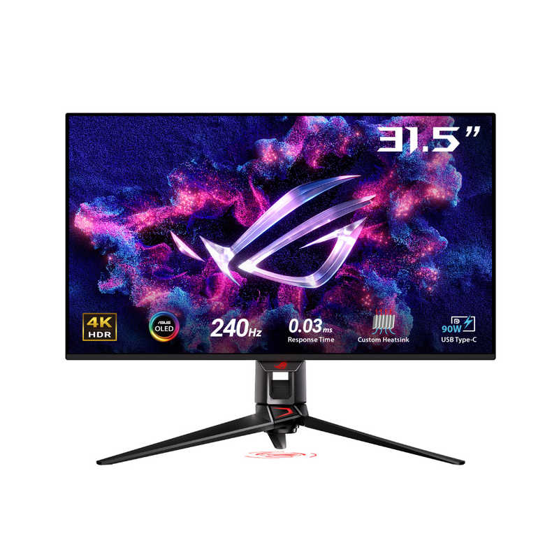 ASUS エイスース　ゲーミング液晶ディスプレイ PG32UCDM ROG Swift OLED ［31.5型 /有機EL 4K(3840×2160) /ワイド］