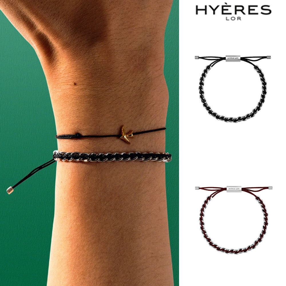 [HYERES LOR] H edition BR(W) Cord Chain Bracelet