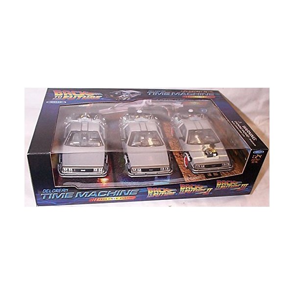 welly back to the future 1-3 delorean time machine diecast model 並行輸入品