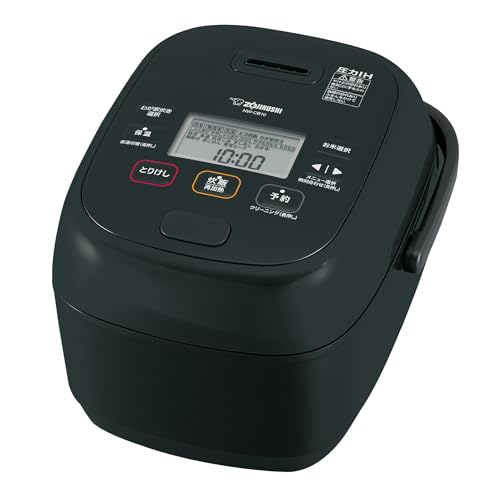 色：ブラック 象印マホービン 炊飯器 5.5合 極め炊き 豪熱大火力 圧力IHタイプ 日本製 お手入