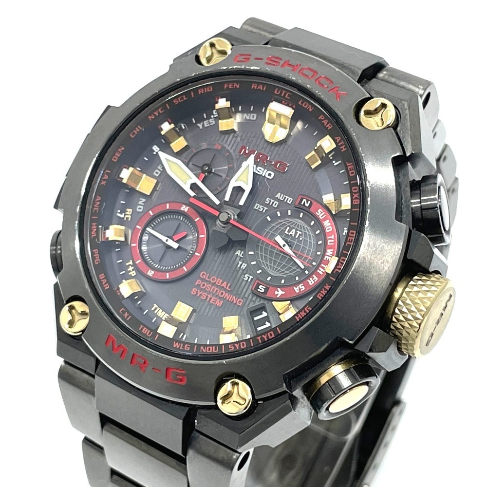 CASIO カシオ 腕時計 1000B-1A4JR MR-G Gショック GPSハイブリッド電波ソーラー時計 チタン ブラック系 104,500円