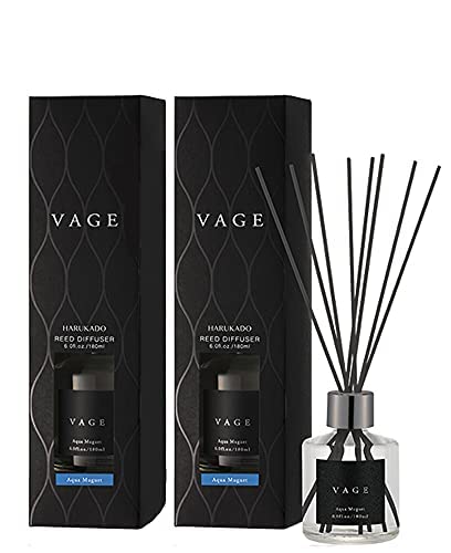 晴香堂 【2個セット】VAGE(バーグ) リードディフューザー アクアミュゲ 180ml ルームフレグランス ルームディフューザー 芳香剤