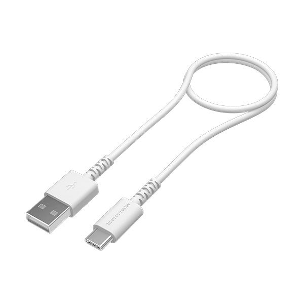 （まとめ） 多摩電子工業USB2.0 Type-C／USBケーブル ホワイト 50cm TH223CA05W 1本 [x5セット]