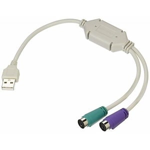 PS 2接続キーボードとマウス USB 変換アダプタ 日本語 英語キーボード用