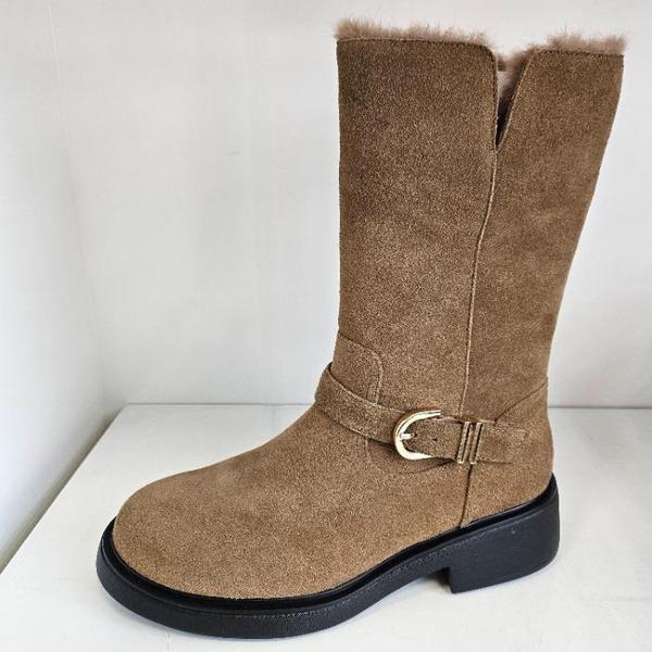 HC12 女性 軽量 裏起毛 ハーフブーツ 女性 軽量 裏起毛 ハーフブーツ (S42319048)