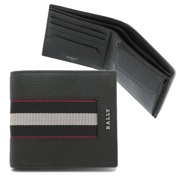 二つ折り財布 ブリベル ブラック ホワイト メンズ MLW02E VT579 U901P 6306287