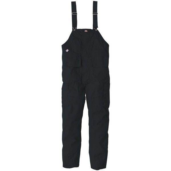 D739 ネイビー M ストレッチオックス オーバーオール カーゴ