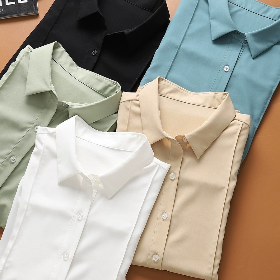 ハイエンドの牛の服を着ない快適で快適なモーダルのゆるいカジュアルスリットスリット削減する女性のためのシャツ新しい