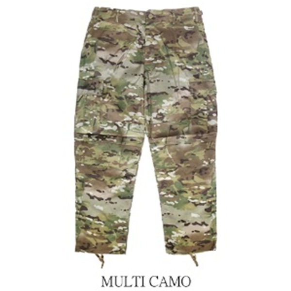 カモフラージュ パンツ 迷彩 ズボン Sサイズ マルチ カモ 綿混 アメリカ軍 ミリタリーウェア ミリタリーパンツ 軍パン 軍モノ