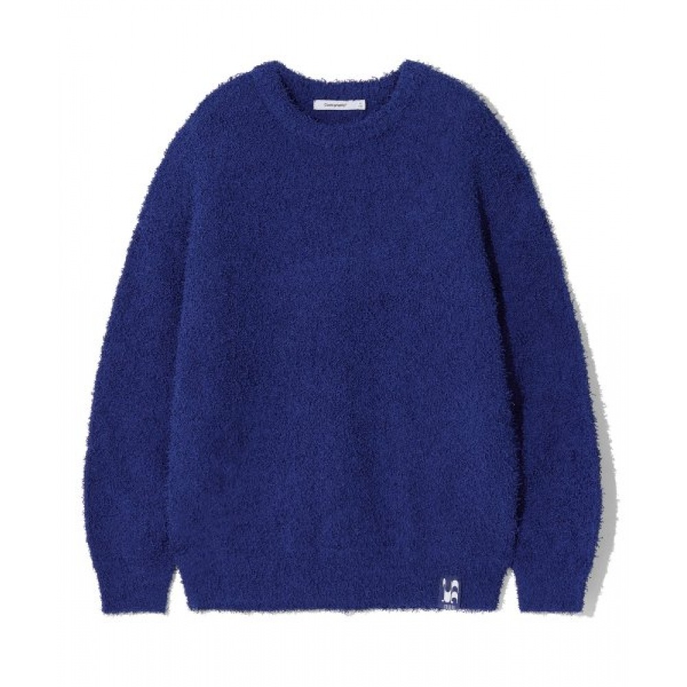 CODEGRY WAVE ロゴフラフビッドプルオーバーニット_ブルー